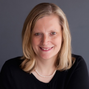 A headshot photo of doctor Rebecca Malouin