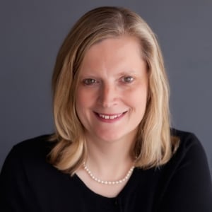 A headshot photo of doctor Rebecca Malouin