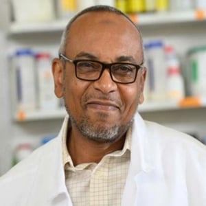A headshot photo of Doctor Mohamed Satti