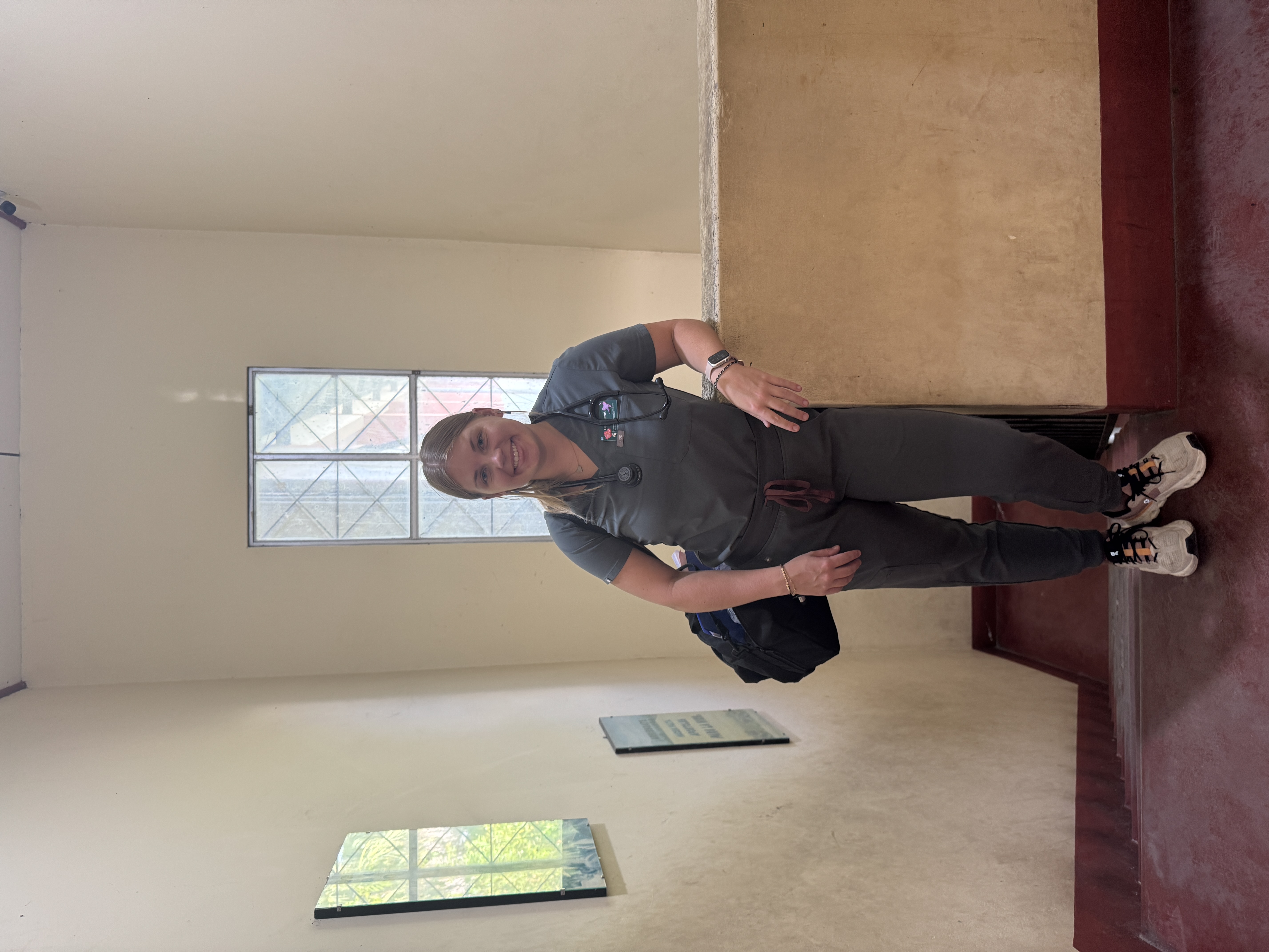 MSU College of Osteopathic Medicine student Lilja Plumert on an Education Abroad trip in Peru.