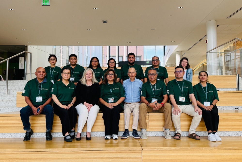 Members of the MSU Global Health Institute with a delegation of faculty and researchers from Peru's César Vallejo University