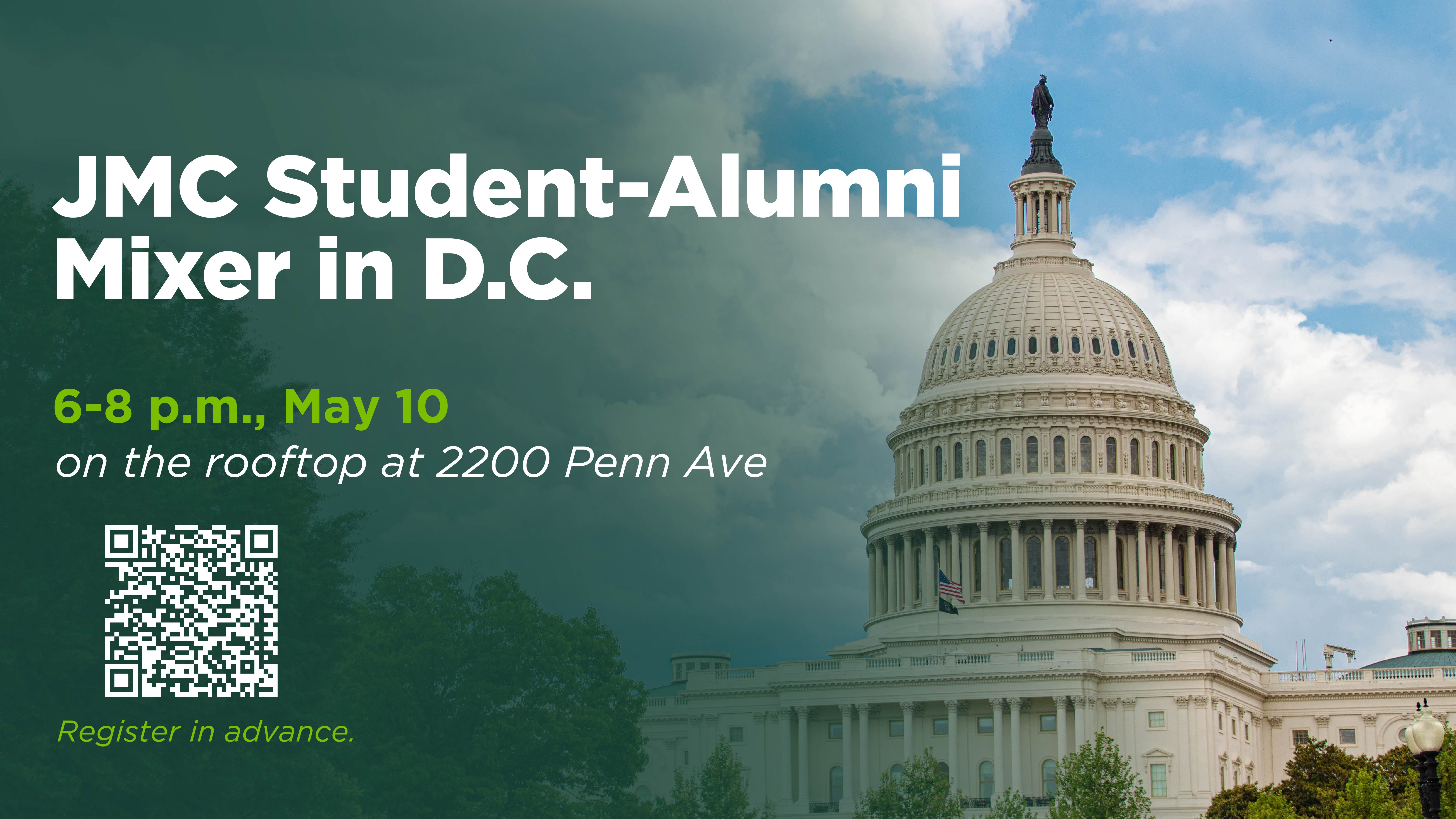 graphic of capitol with information about an event