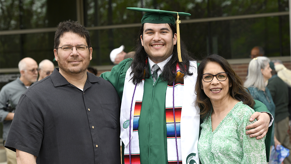Ian Earle and parents