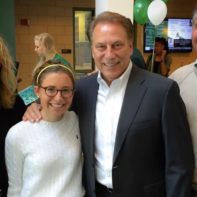 Julianne and Coach Izzo