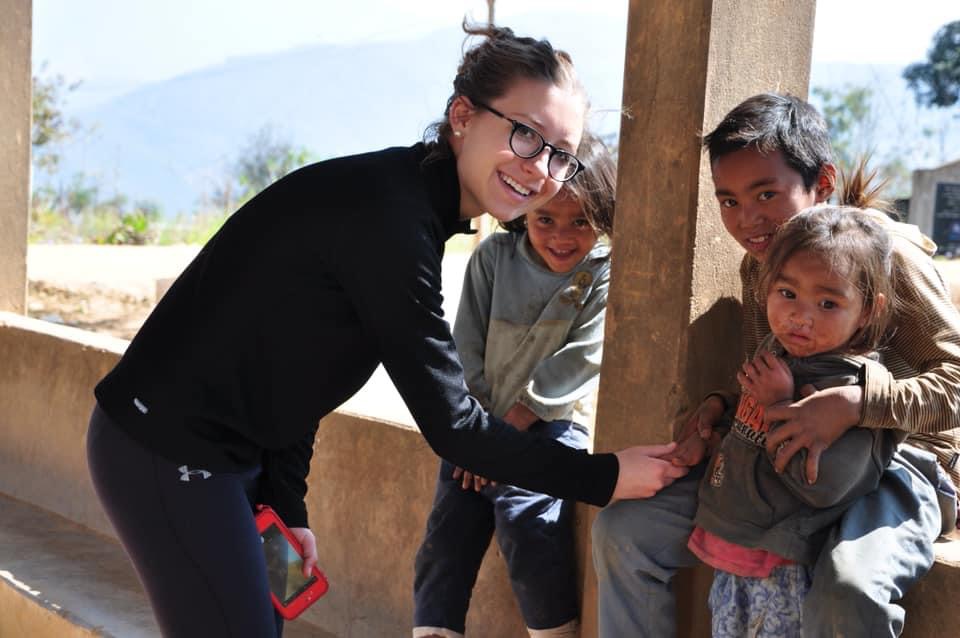 Julianne with people