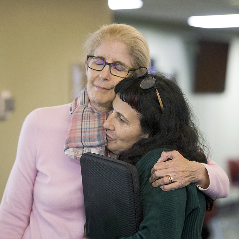 Connie Hunt and Andaluna Borcila