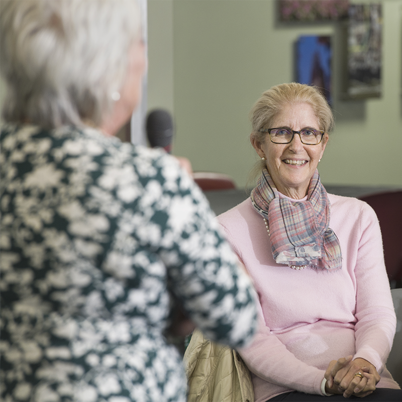 Louise Jezierski speaks to Connie Hunt