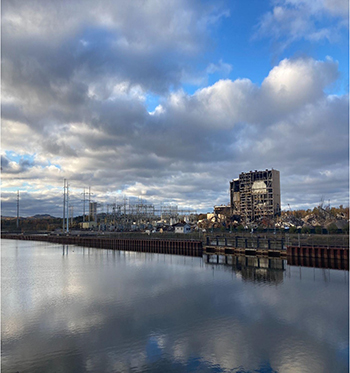 ruins of a power plant in the Upper Peninsula
