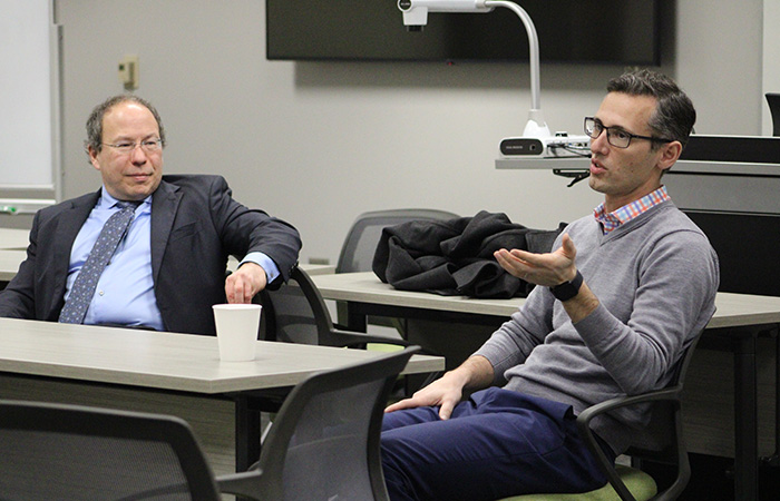 Professor Candeub and Vito Ciaravino