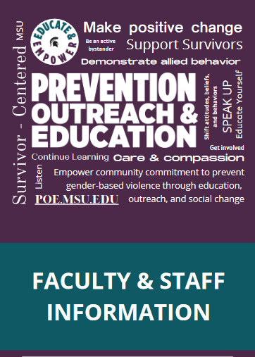 Faculty and Staff brochure Cover
