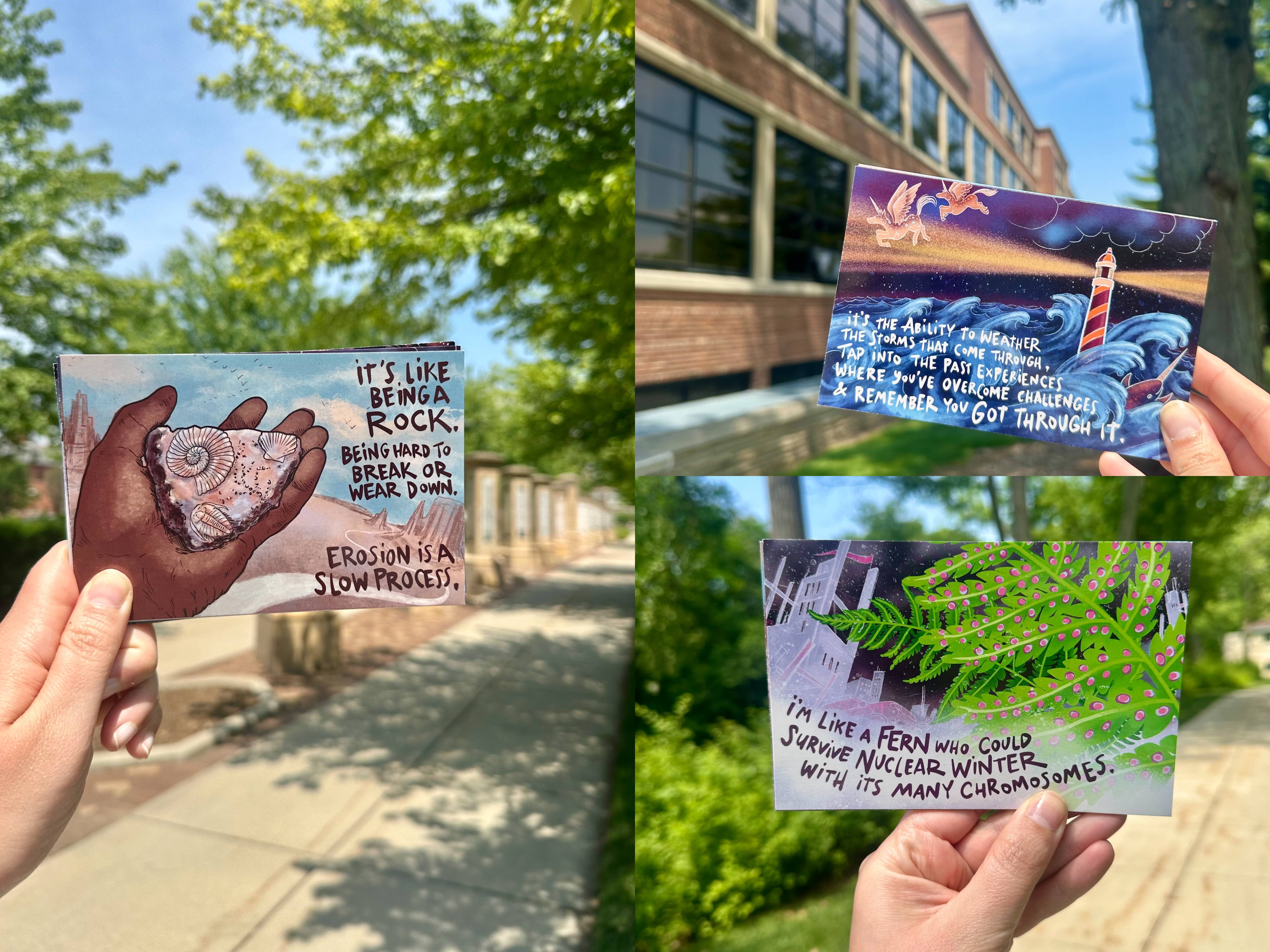 Delivering hope collage