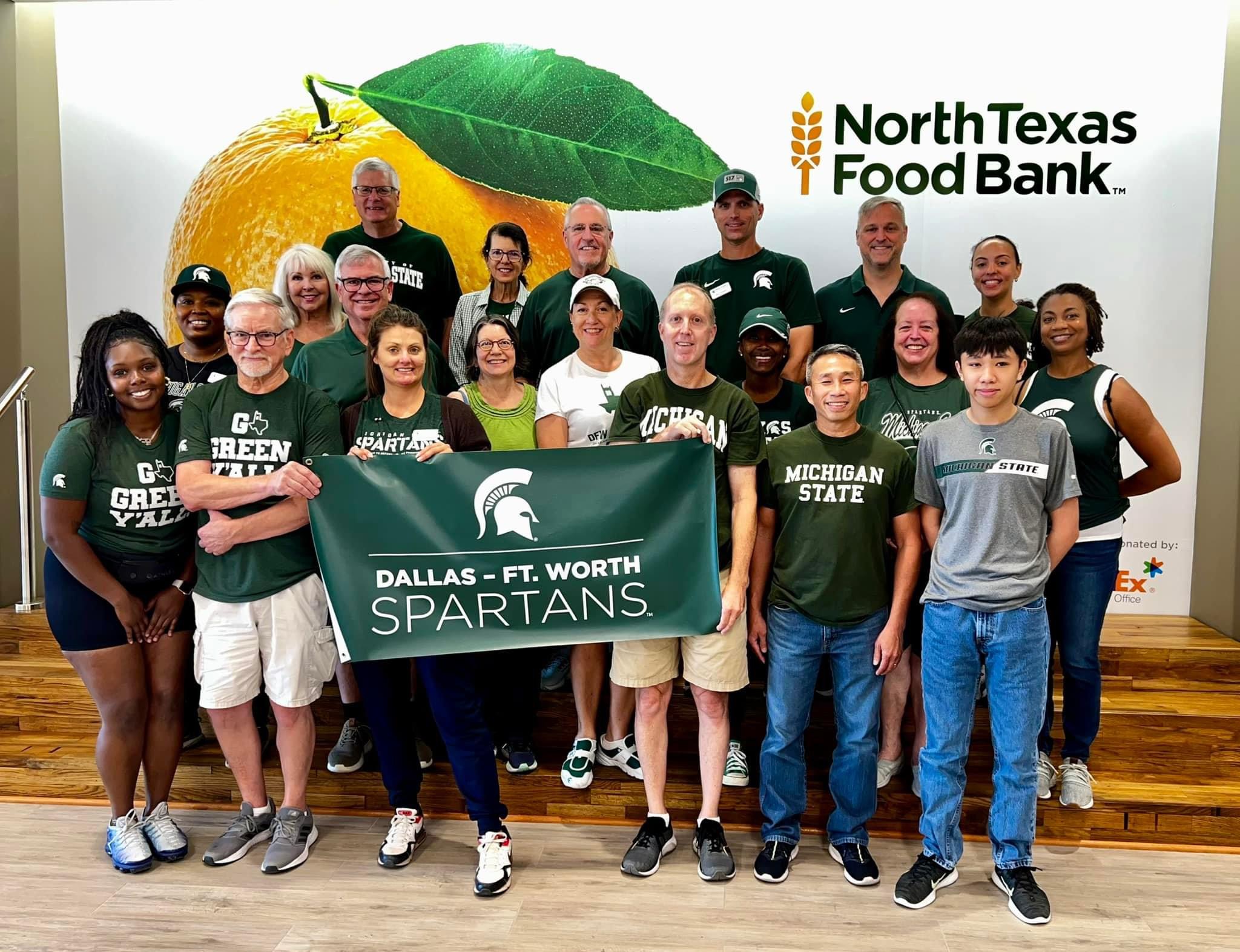 DFW Spartans food bank