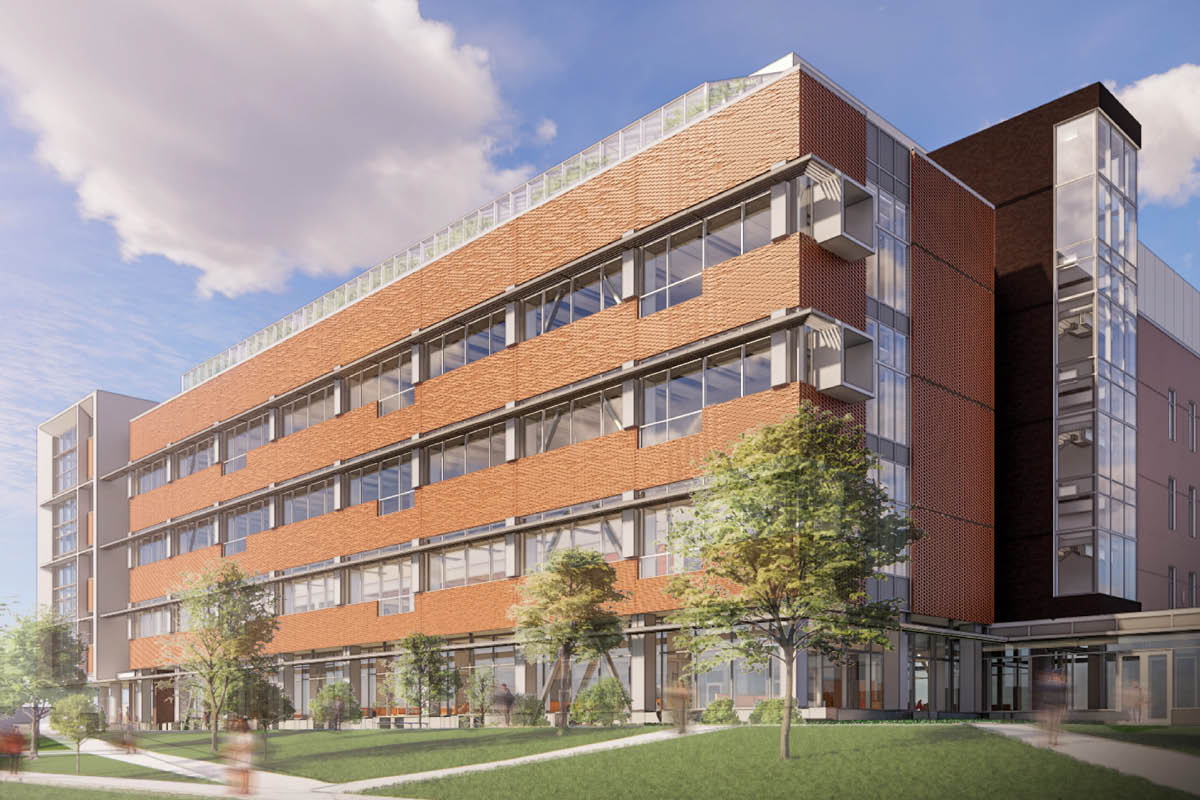 Rendering of the planned Plant and Environmental Sciences building.
