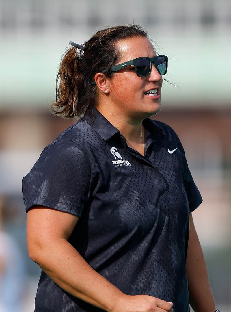 Former MSU Women's Field Hockey Coach Helen Knull.