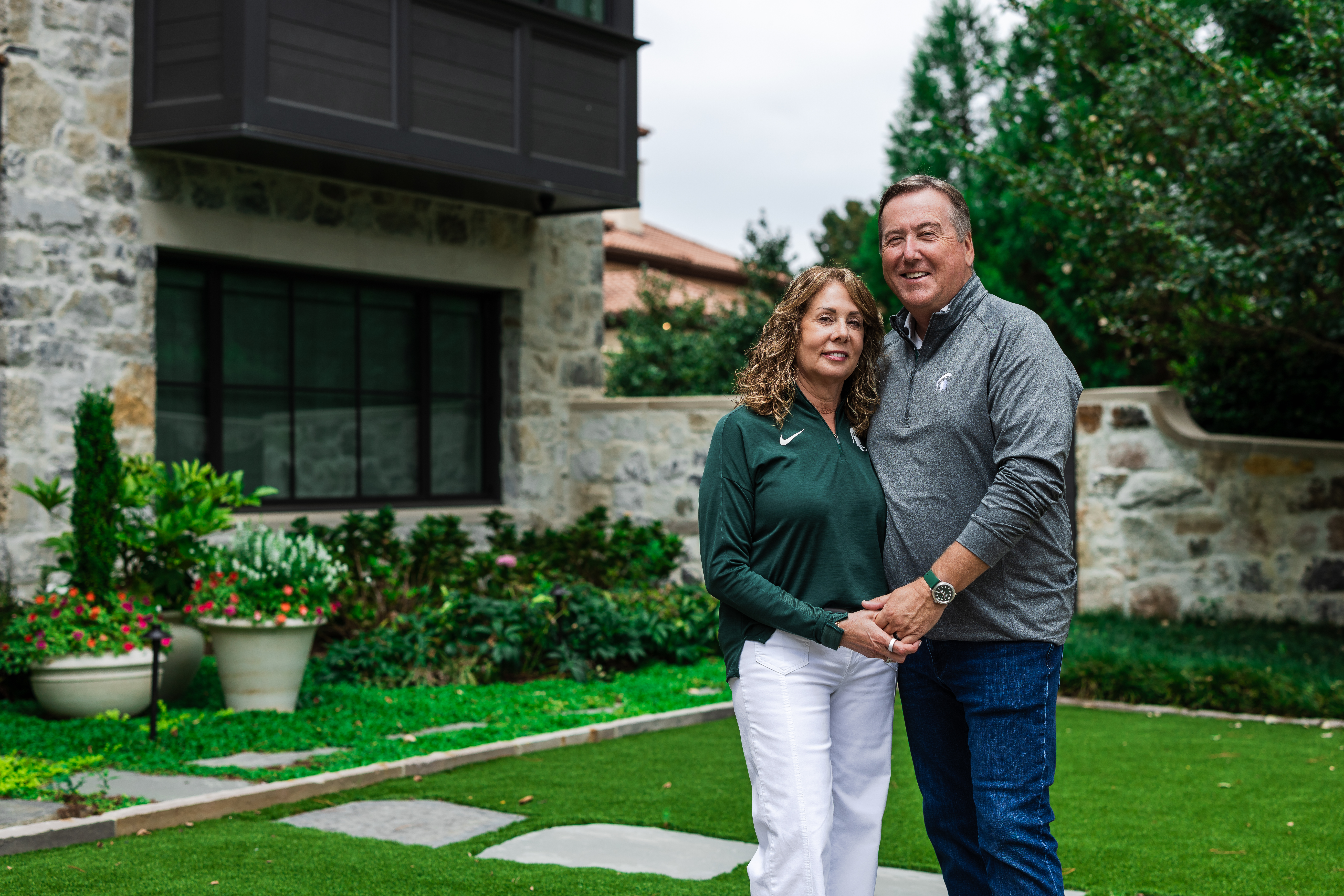 MSU Alumni Grand Award recipients Mike and Mary Lamach.