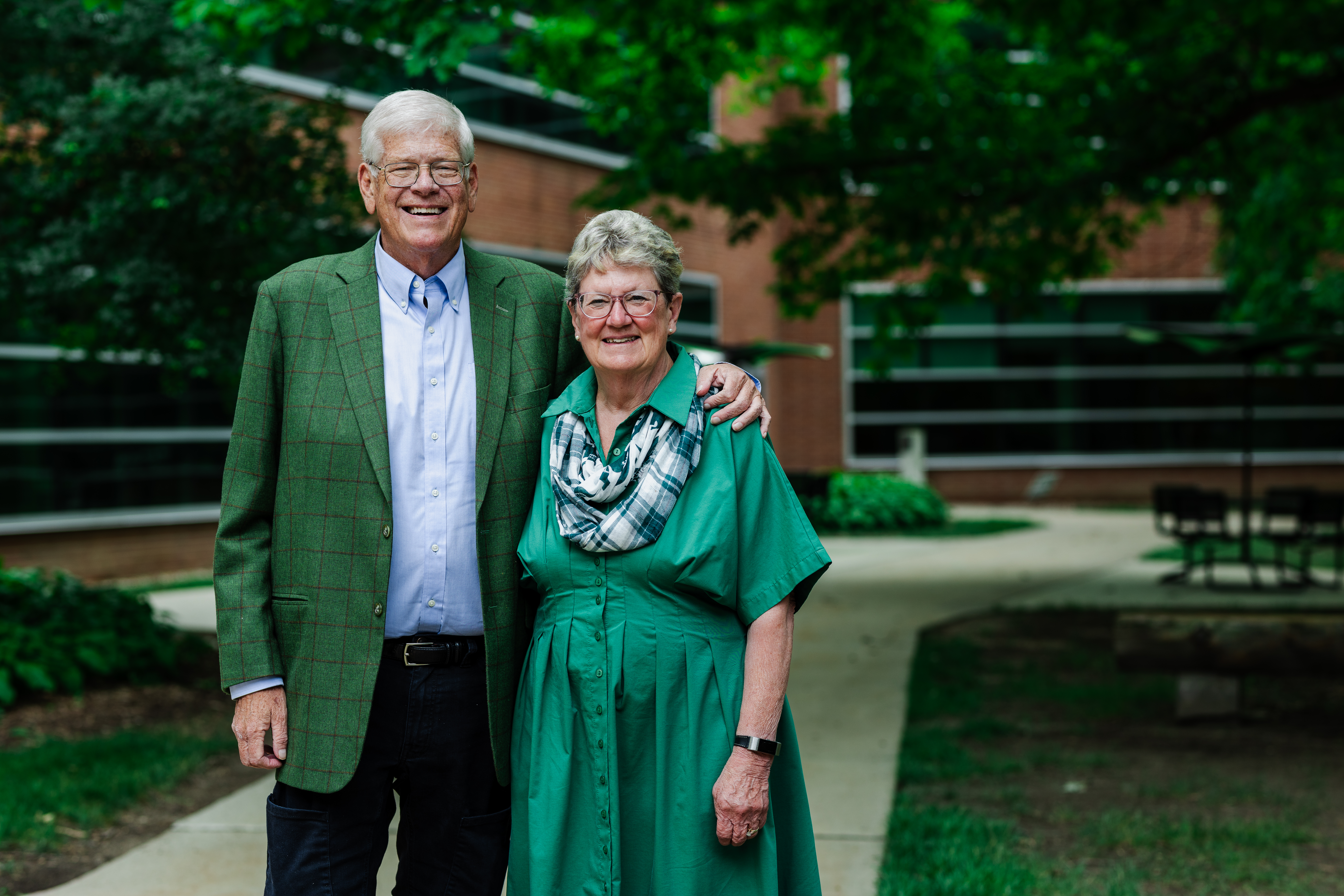 MSU Alumni Grand Award recipients Rex and Sue Smith.