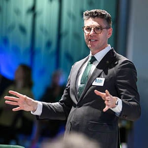 MSU Museum Director Devon Akmon.