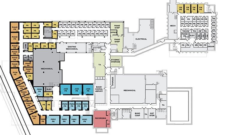 An architect's floorplan.