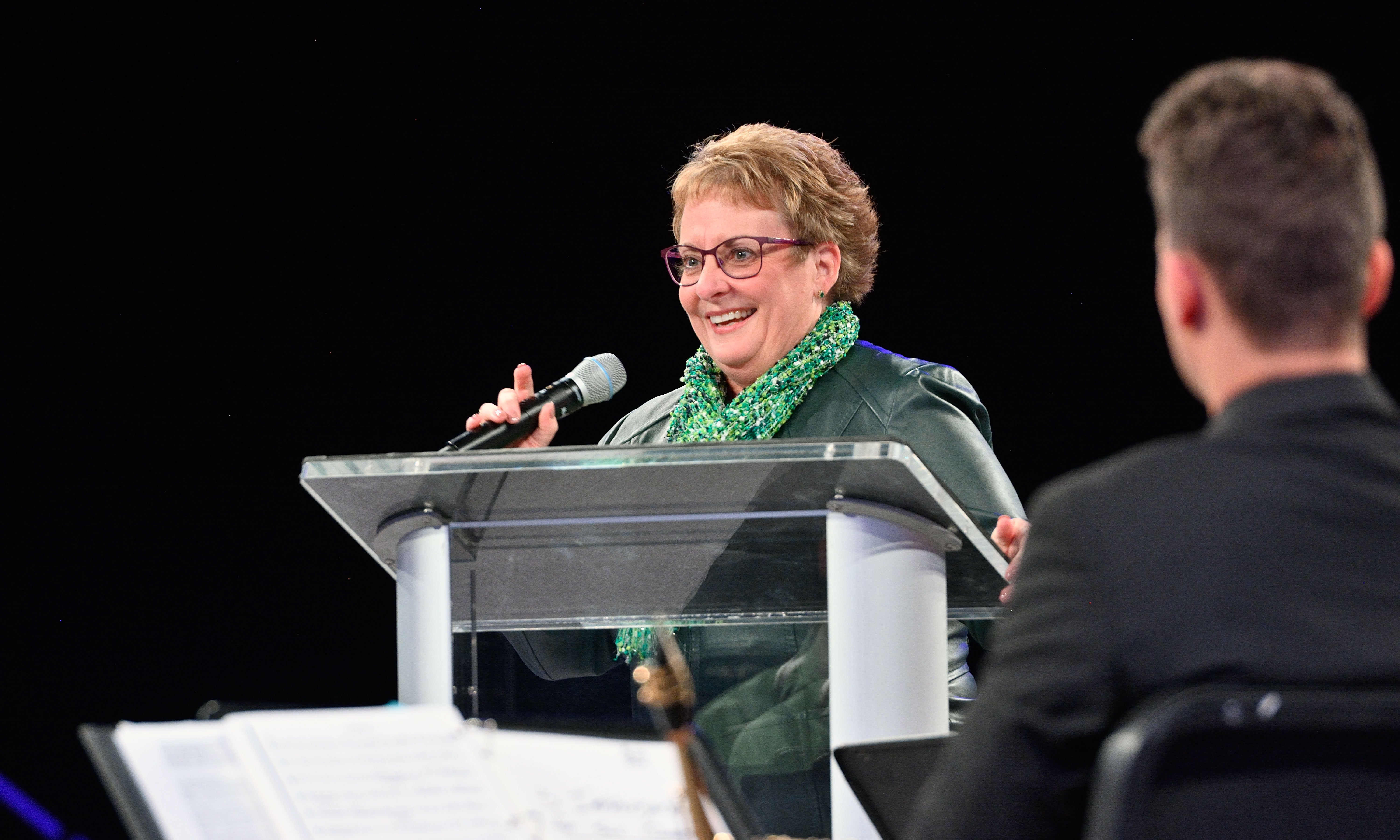 Marti Heil, vice president of University Advancement