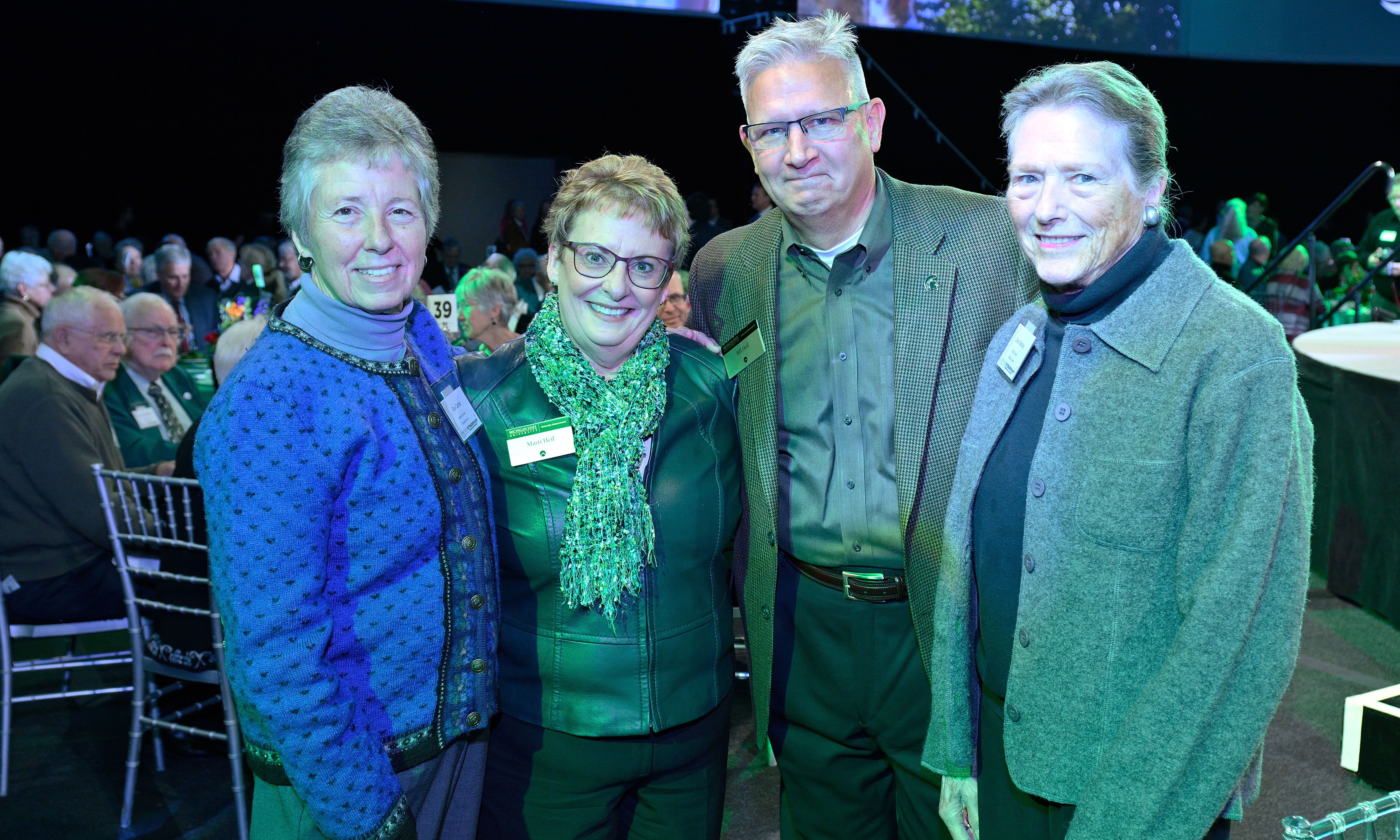 Photo of four guests