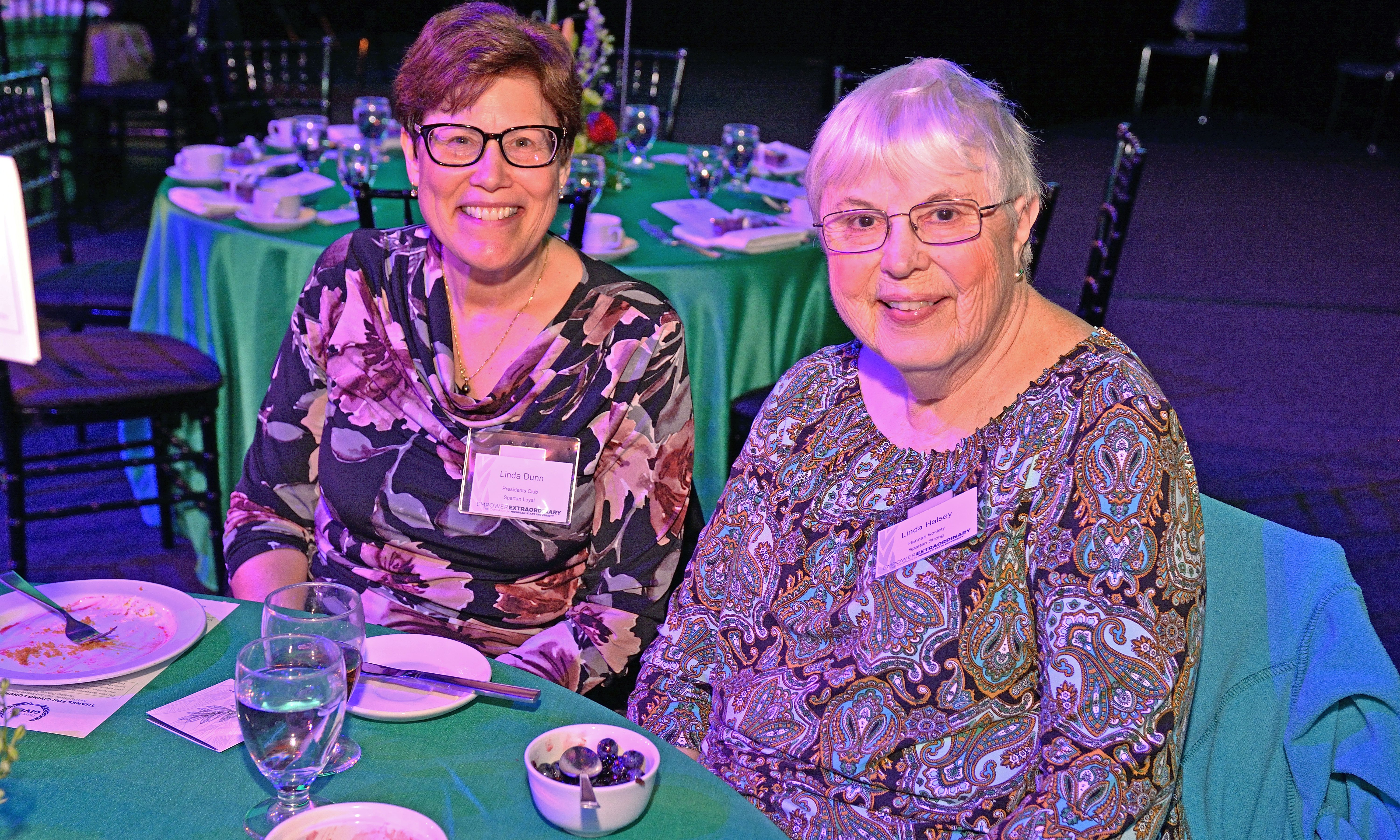 Guests at table