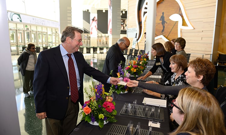 Faculty, Staff, and Retiree Donors register for the 2018 Thanks For Giving Luncheon