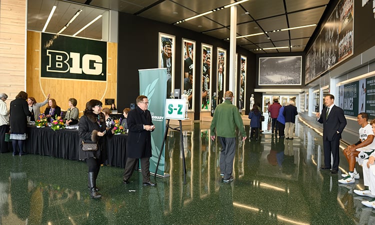 Faculty, Staff, and Retiree Donors are welcomed at the 2018 Thanks For Giving Luncheon
