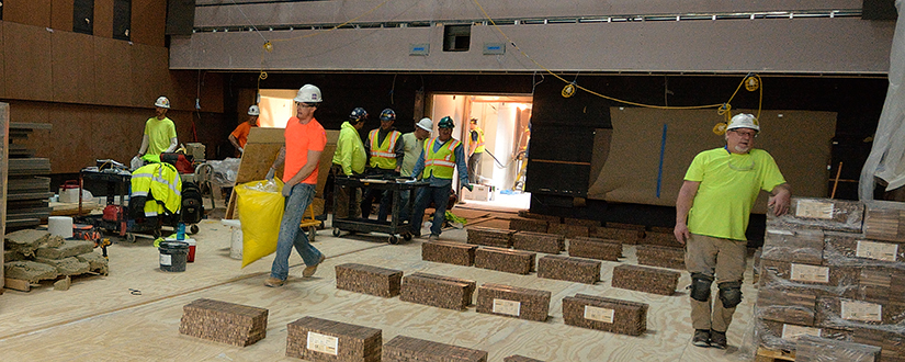 Billman Music Pavilion Construction