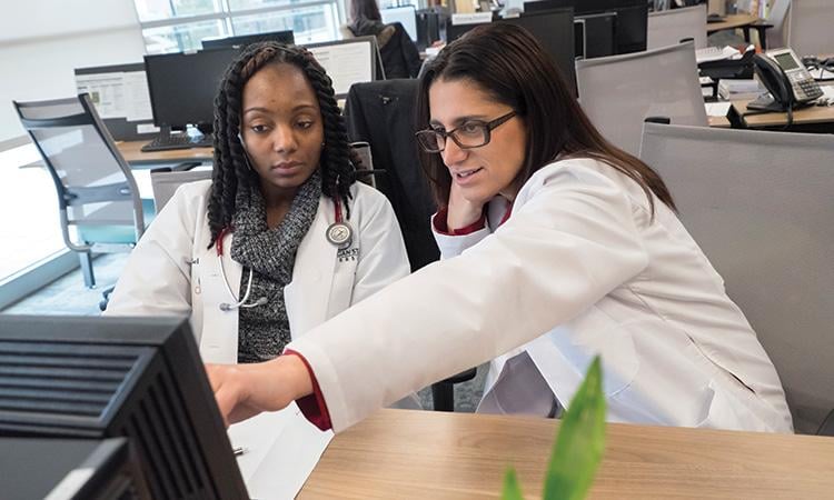 Dr. Hanna-Attisha and medical student