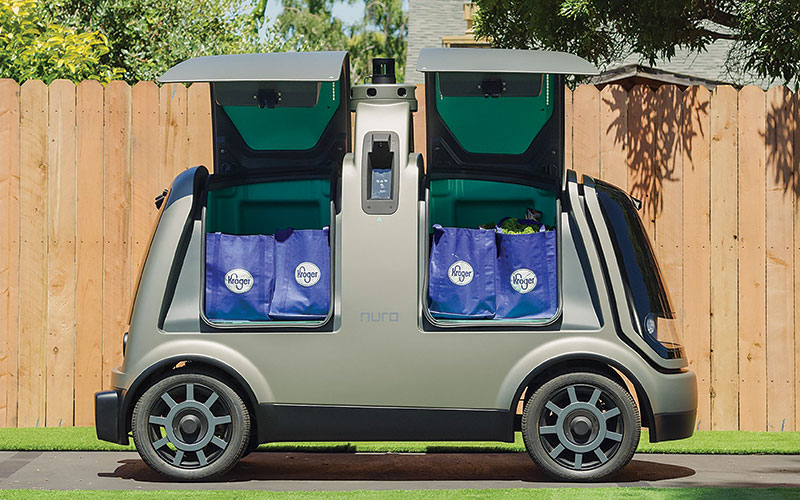 Nuro's self-driving vehicle