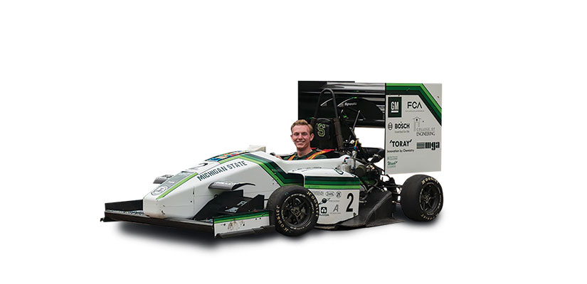 MSU's formula racing car