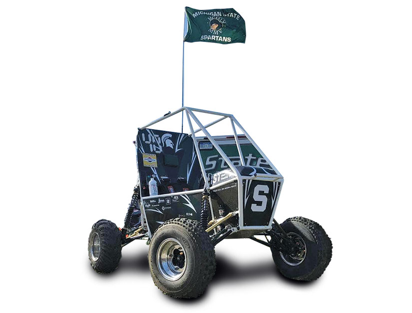 MSU's baja racing car