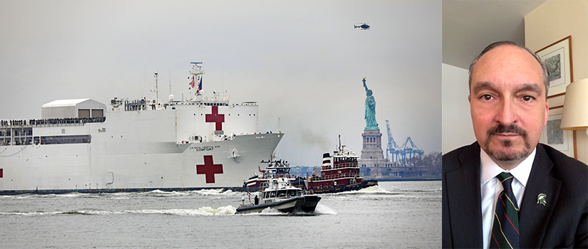 USS Comfort, Kevin Clark