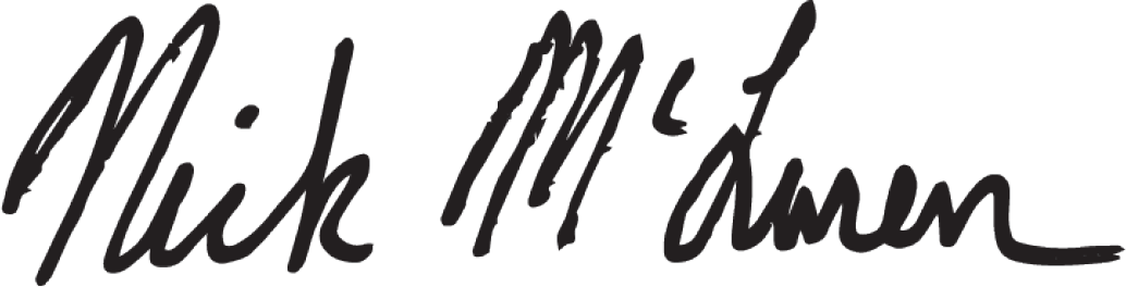 Nick McLaren Signature