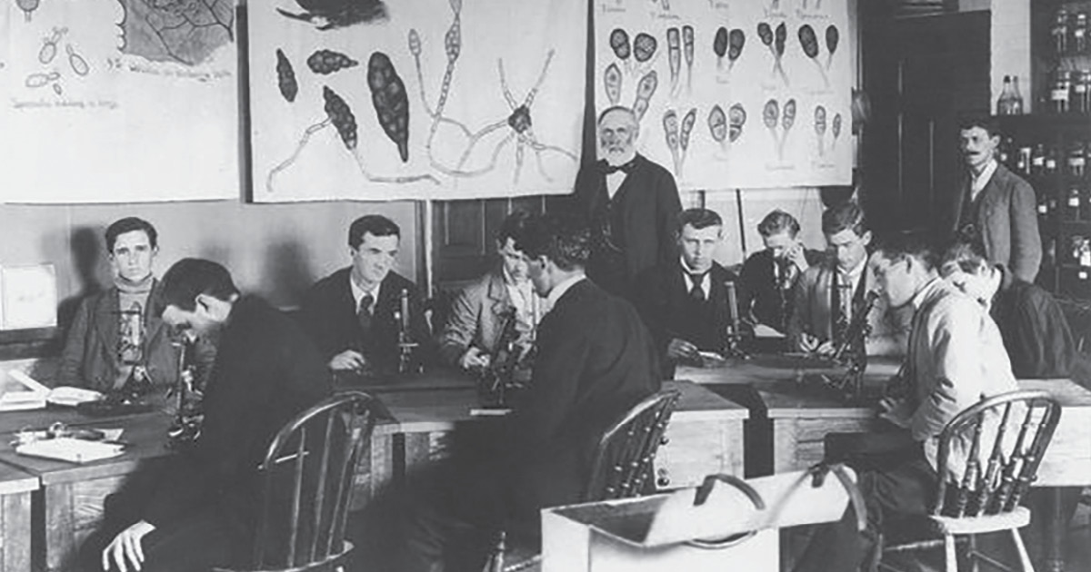 James Beal lectures at MSU.