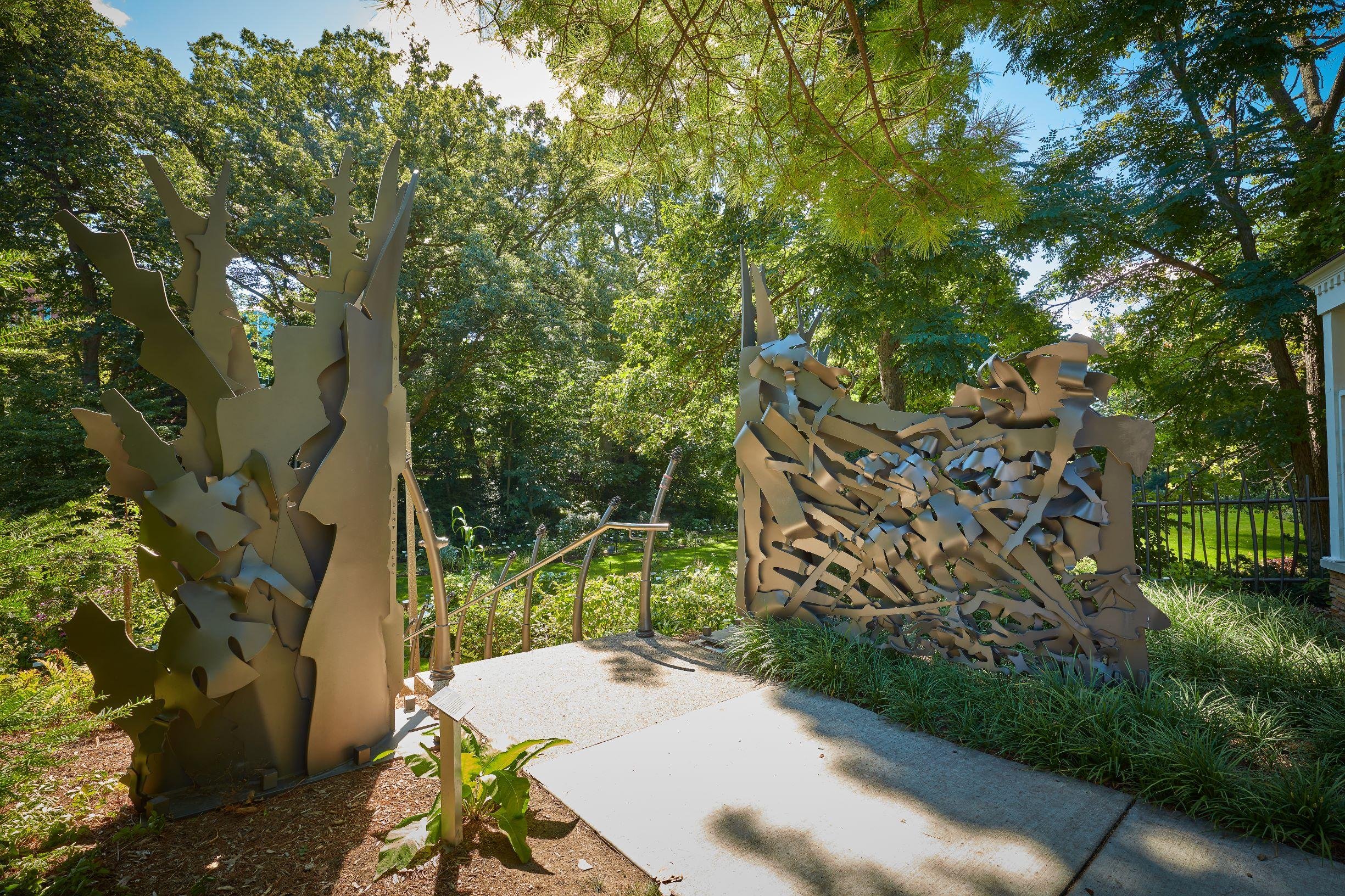 Beal Gardens Gate Sculpture