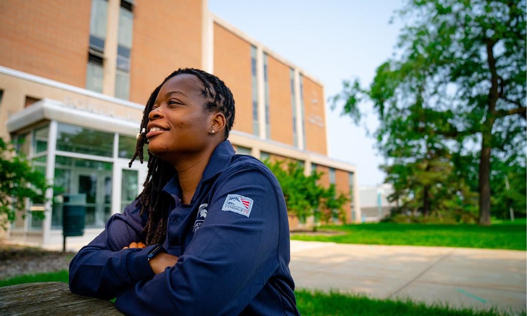 IPF worker takes a brief breather 