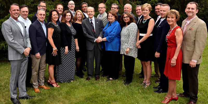 angelos and betty vlahakis and alumni from the School of Hospitality Business