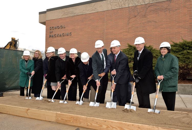 School of Packaging Groundbreaking