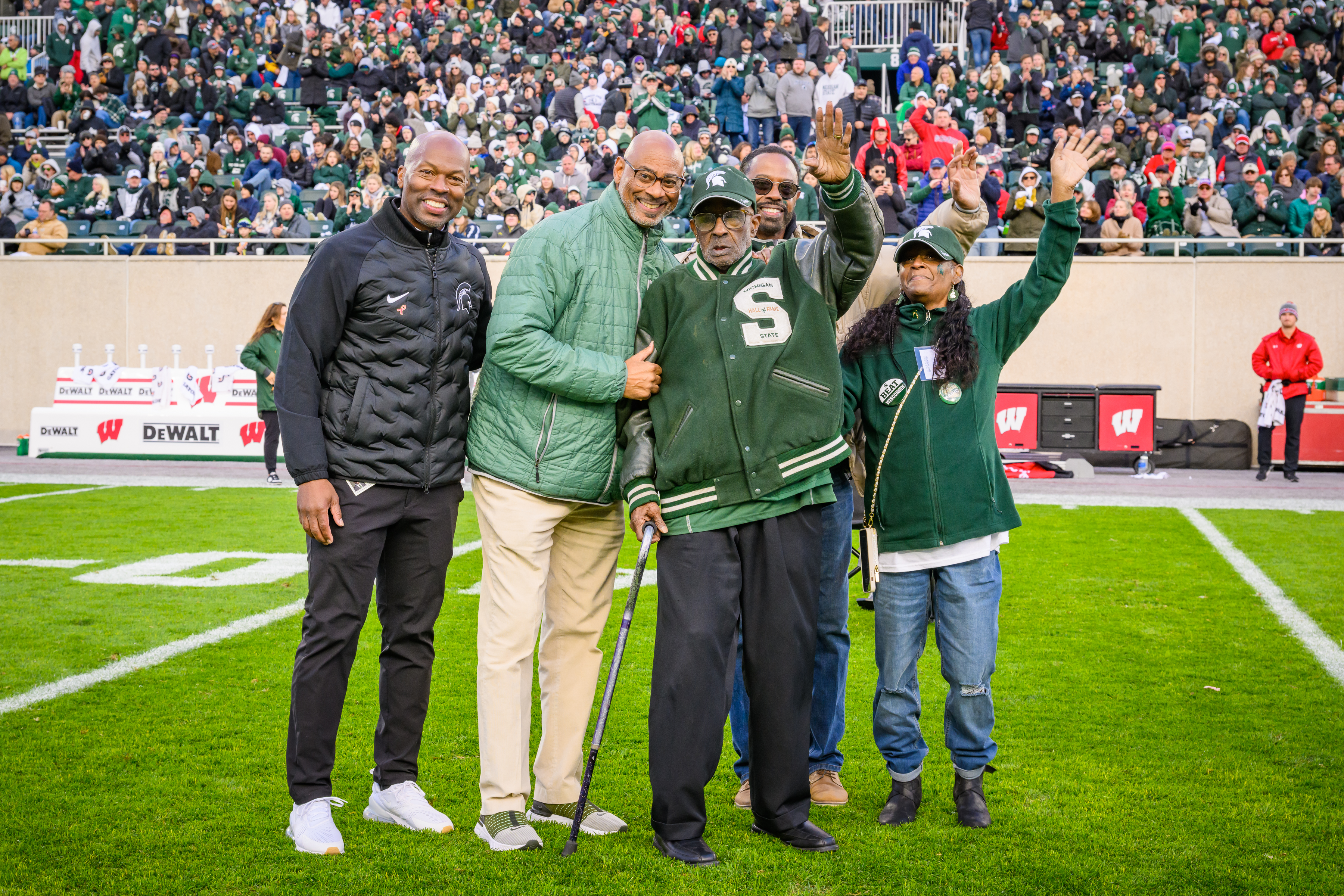 Coach James Bibbs at the MSU Homecoming Game 