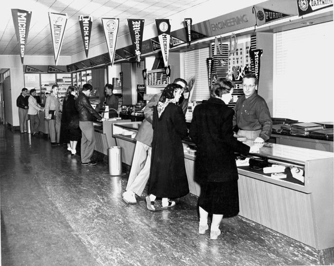 Shops at the Union, 1949.