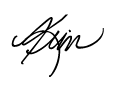 Kim Tobin Signature