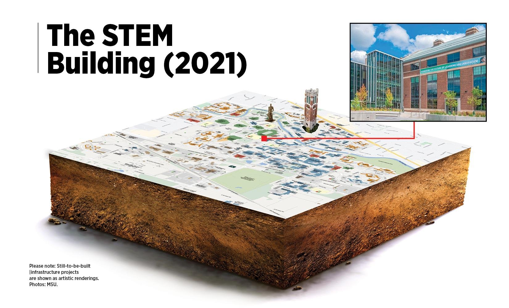 Map of STEM Building