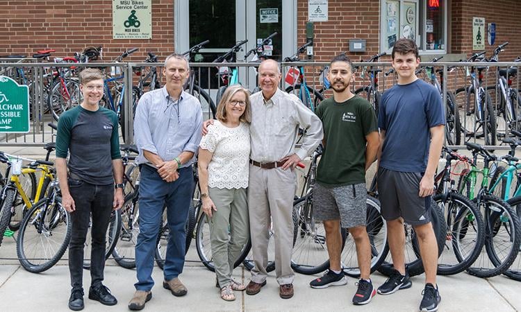 MSU Bikes Crew with Assenmachers