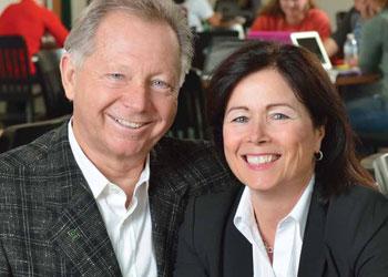 Alumna Pam Steckroat Treadway, pictured here with spouse Dean Treadway, says her bond to MSU is like family. She has created four endowments through her estate plans to Help MSU students.