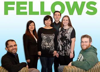 (l to r) Tom Daly, Guanxiong Huang, Kang Li, Ali Hussain, Sarah Sheff, and Daniel Totzkay