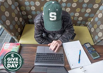 give green day image of student