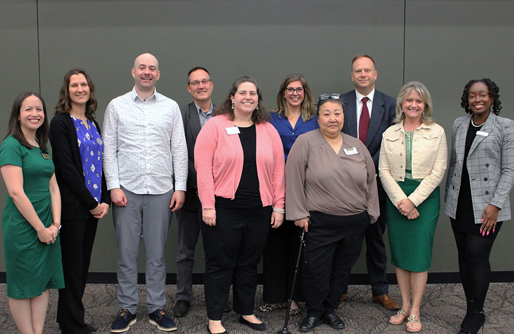 2025 Student Success recognition program winners gathered together for a group photo. 