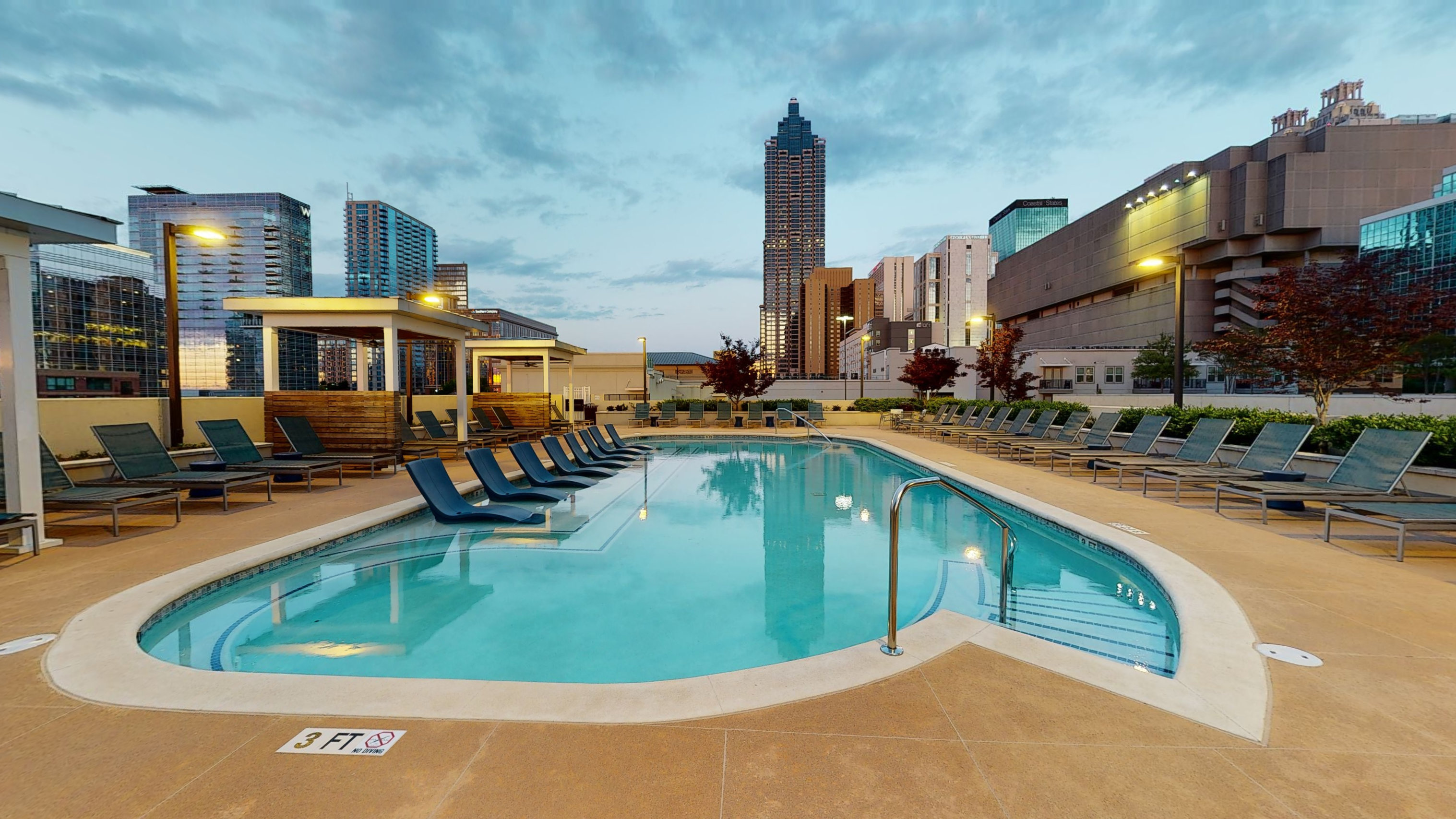 Rooftop Pool Area