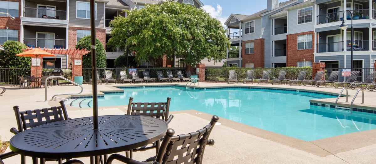 Pool at MAA Patterson luxury apartment homes in Durham, NC